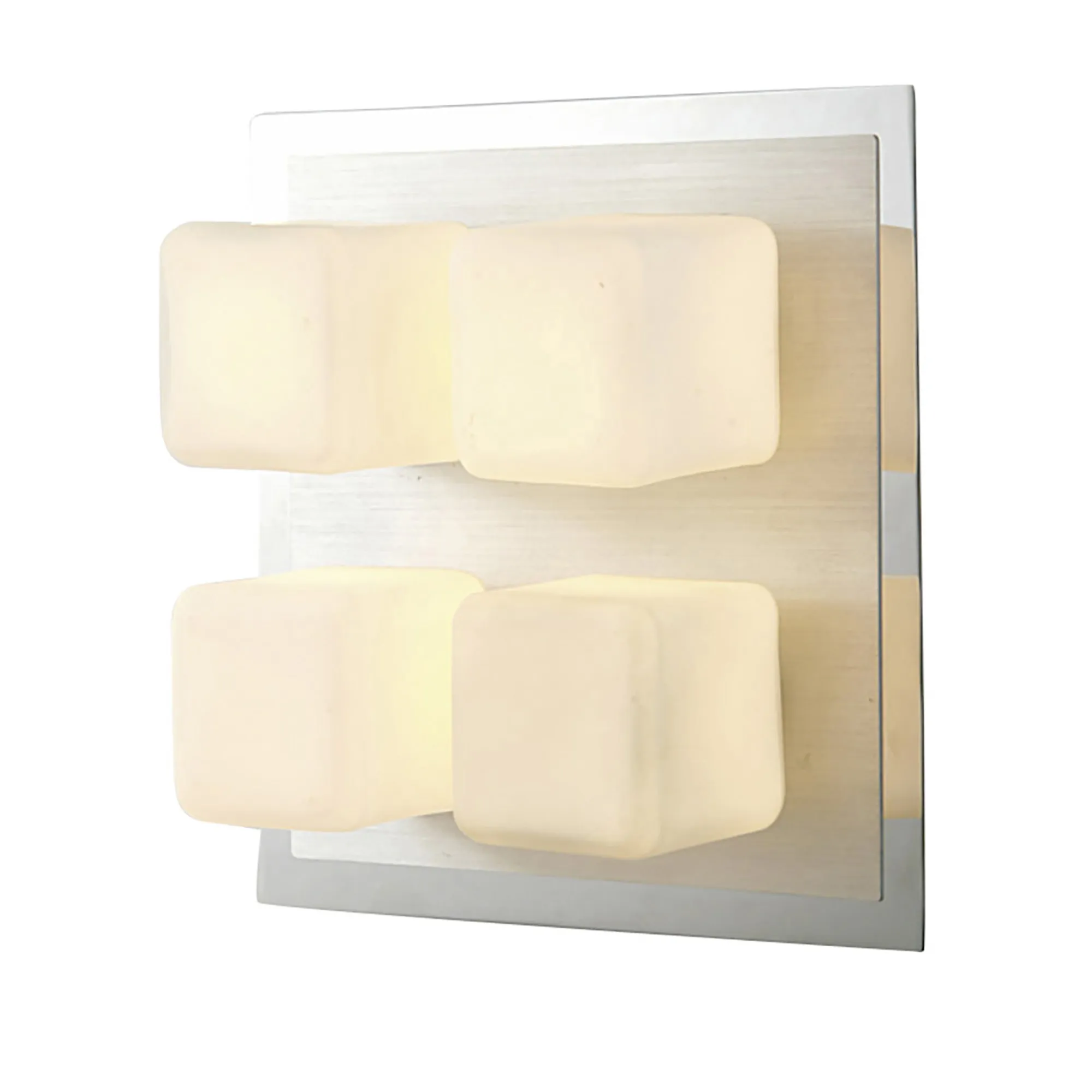 IL20382  Cube  Flush Ceiling 4 Light IP44